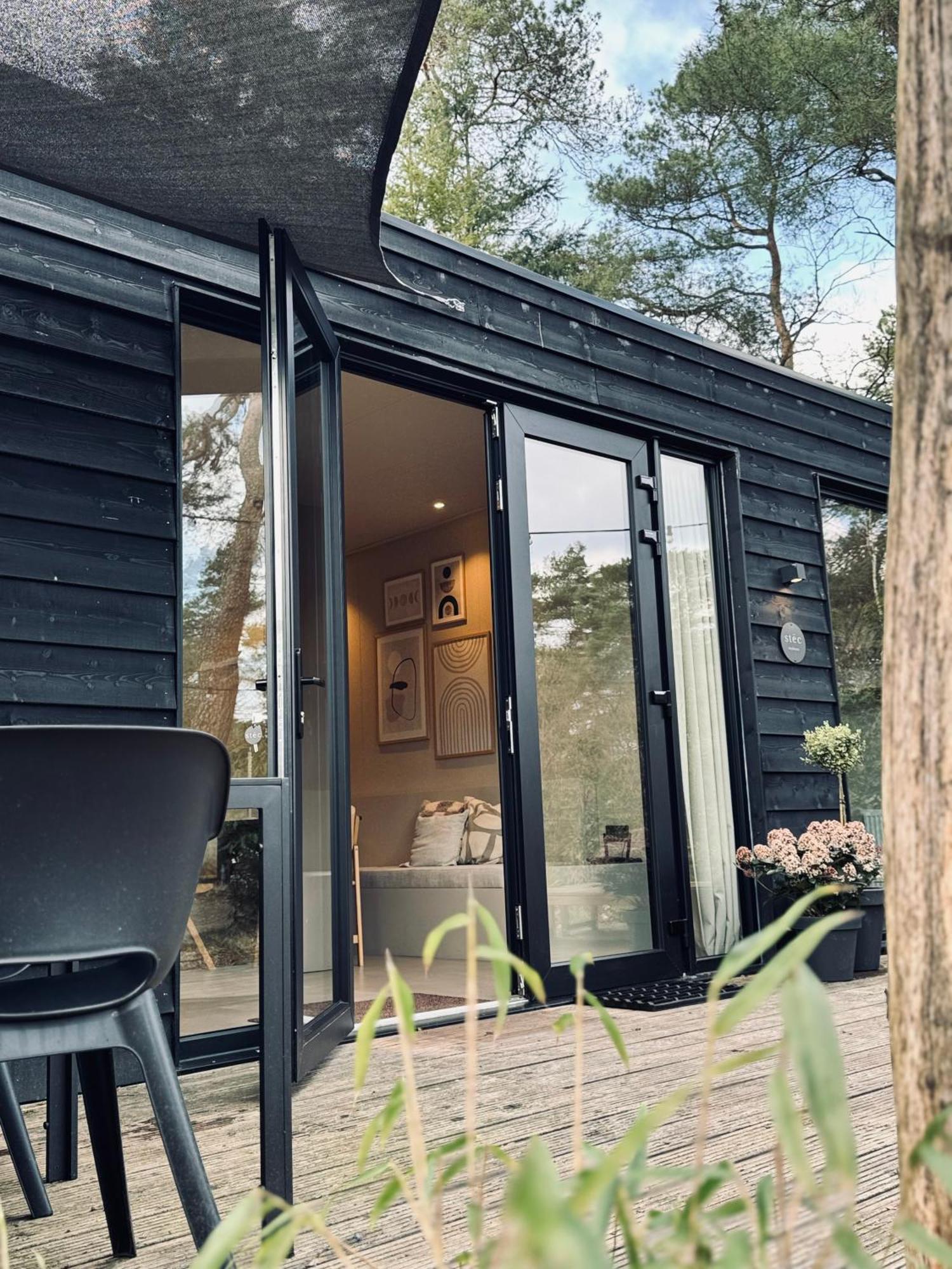Luxe Tiny House Stec Midden Op De Veluwe In Nunspeet Villa Kültér fotó