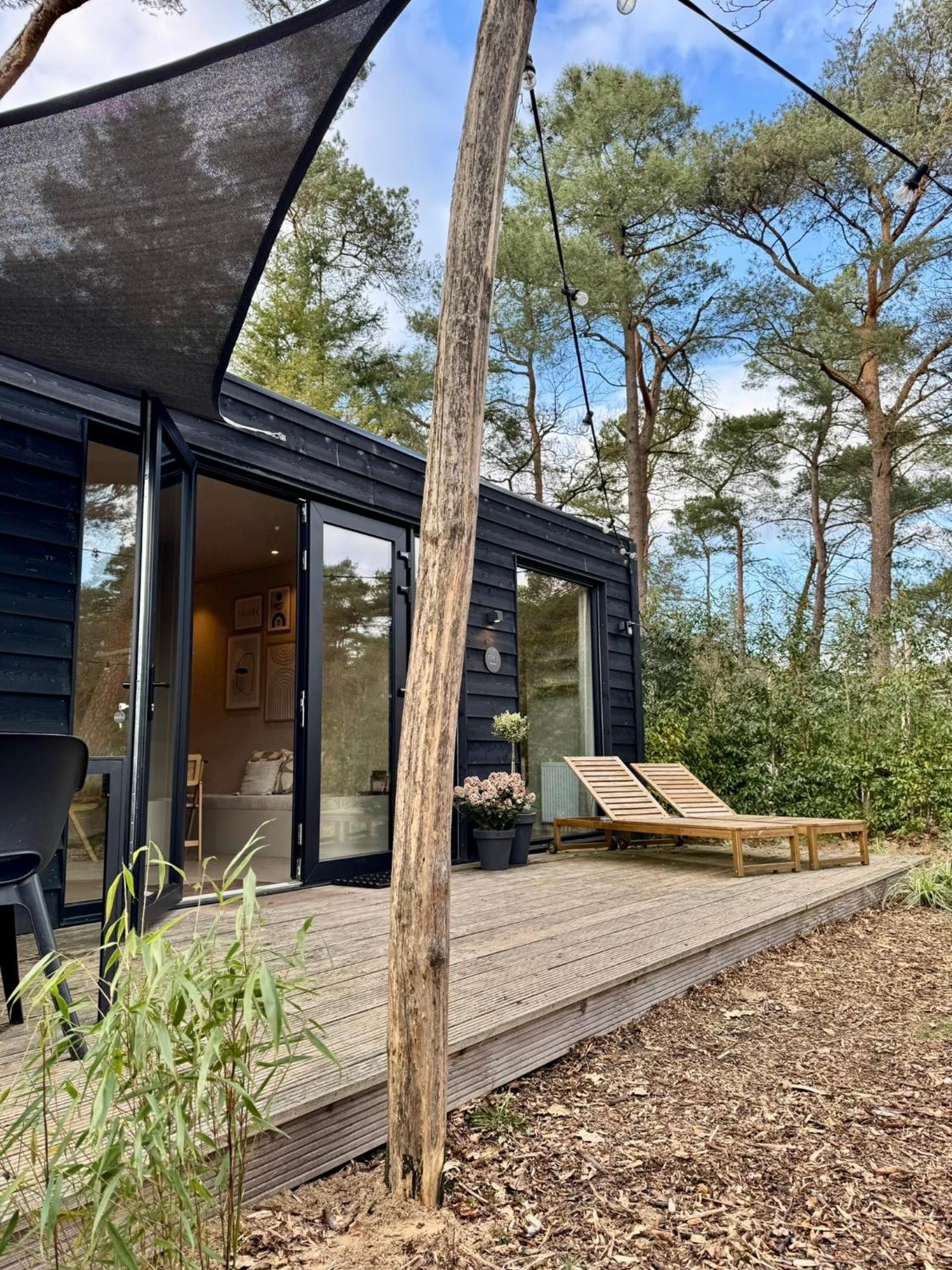 Luxe Tiny House Stec Midden Op De Veluwe In Nunspeet Villa Kültér fotó