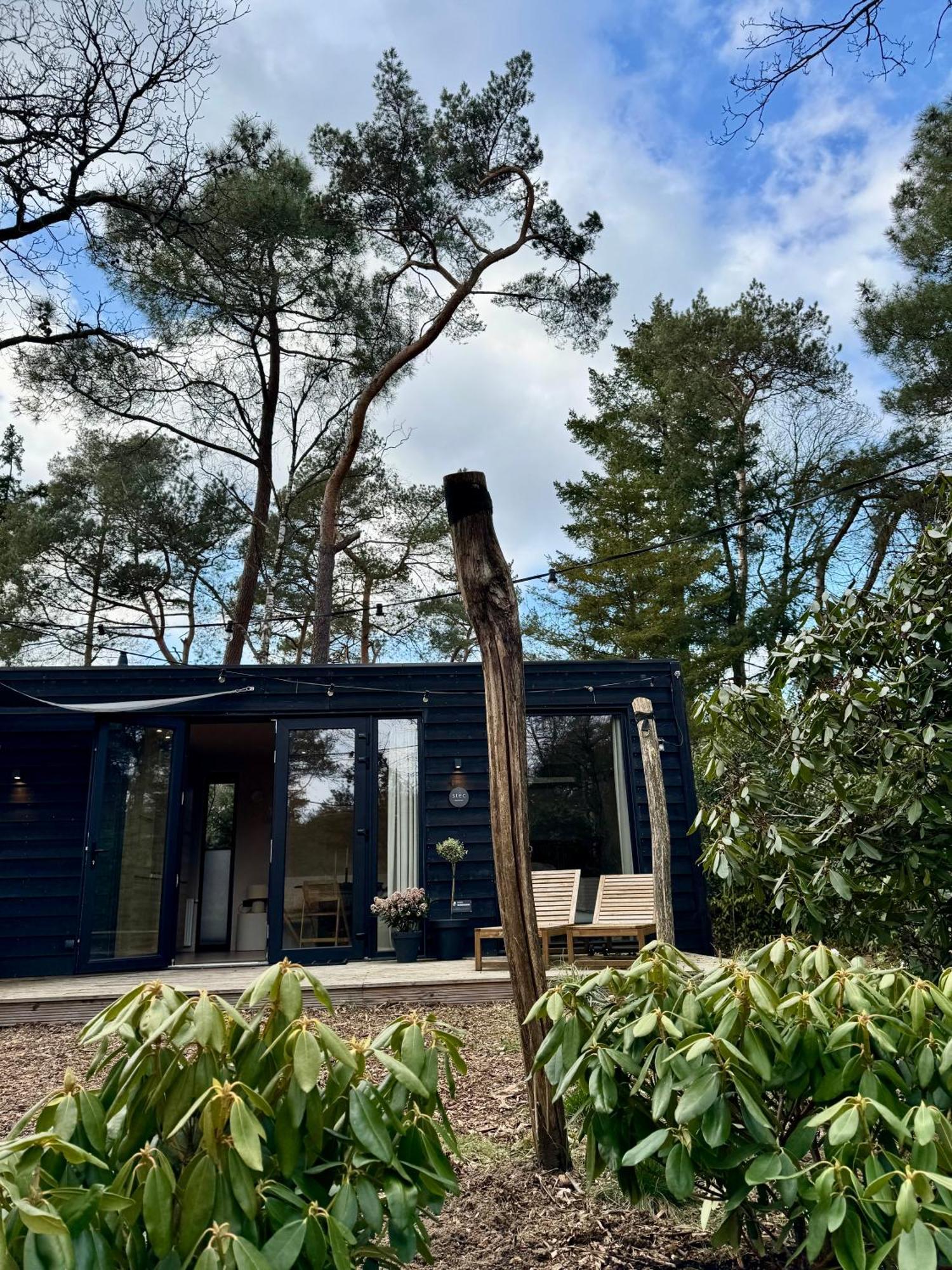 Luxe Tiny House Stec Midden Op De Veluwe In Nunspeet Villa Kültér fotó